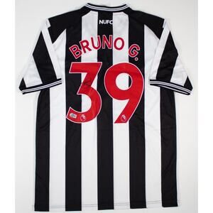Bruno Guimaraes Autographed Newcastle United Home Jersey Beckett Authenticated
